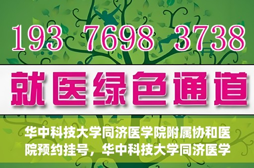 华中科技大学同济医学院附属协和医院预约挂号，华中科技大学同济医学院附属协和医院预约挂号指南