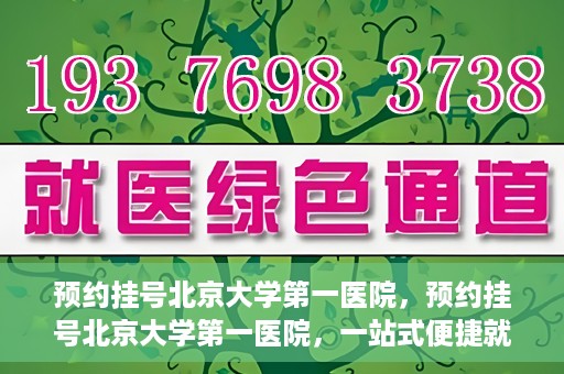 预约挂号北京大学第一医院，预约挂号北京大学第一医院，一站式便捷就医服务攻略