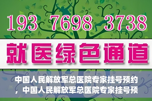 中国人民解放军总医院专家挂号预约，中国人民解放军总医院专家挂号预约攻略