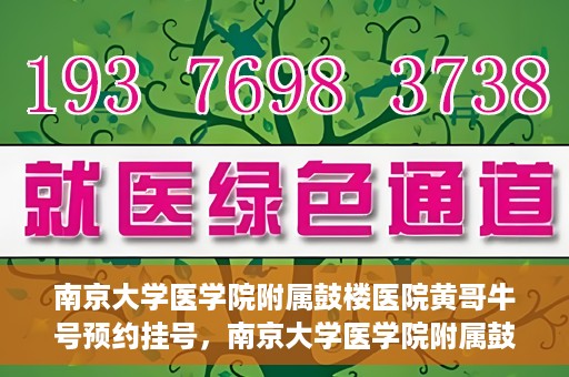 南京大学医学院附属鼓楼医院黄哥牛号预约挂号，南京大学医学院附属鼓楼医院黄哥牛号预约挂号攻略解析