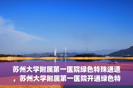 苏州大学附属第一医院绿色特殊通道，苏州大学附属第一医院开通绿色特殊通道，助力患者就医无忧
