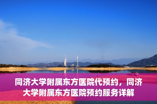 同济大学附属东方医院代预约，同济大学附属东方医院预约服务详解
