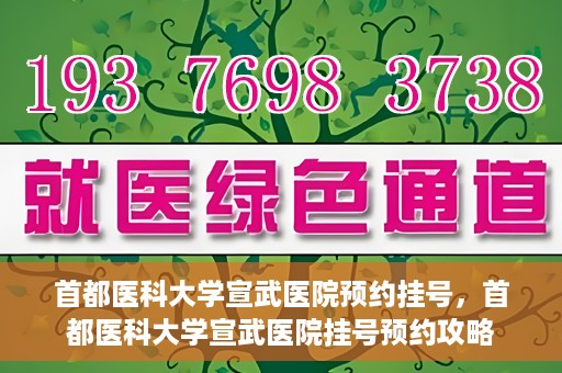 首都医科大学宣武医院预约挂号，首都医科大学宣武医院挂号预约攻略