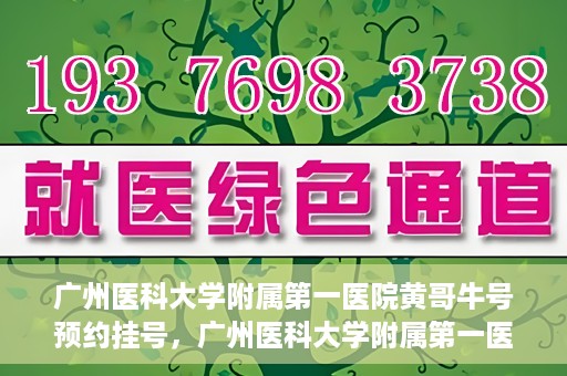 广州医科大学附属第一医院黄哥牛号预约挂号，广州医科大学附属第一医院黄哥名医牛号预约挂号攻略
