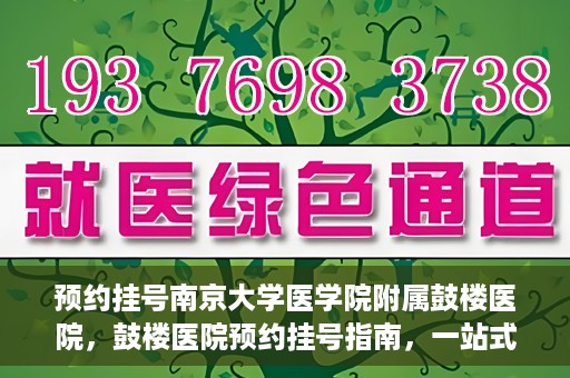 预约挂号南京大学医学院附属鼓楼医院，鼓楼医院预约挂号指南，一站式解决您的就医预约需求