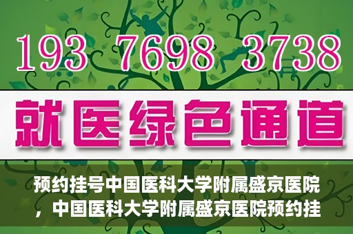 预约挂号中国医科大学附属盛京医院，中国医科大学附属盛京医院预约挂号攻略