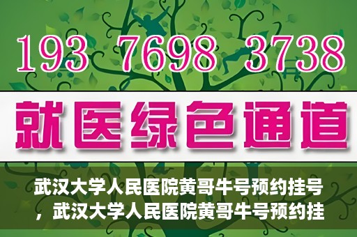 武汉大学人民医院黄哥牛号预约挂号，武汉大学人民医院黄哥牛号预约挂号攻略解析
