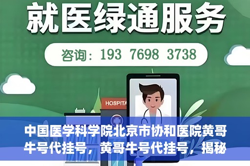 中国医学科学院北京市协和医院黄哥牛号代挂号，黄哥牛号代挂号，揭秘中国医学科学院北京市协和医院挂号背后的故事