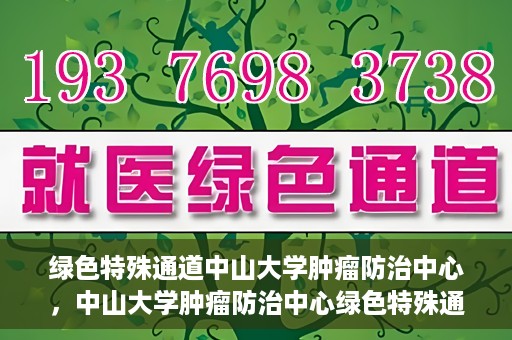 绿色特殊通道中山大学肿瘤防治中心，中山大学肿瘤防治中心绿色特殊通道，守护生命之光