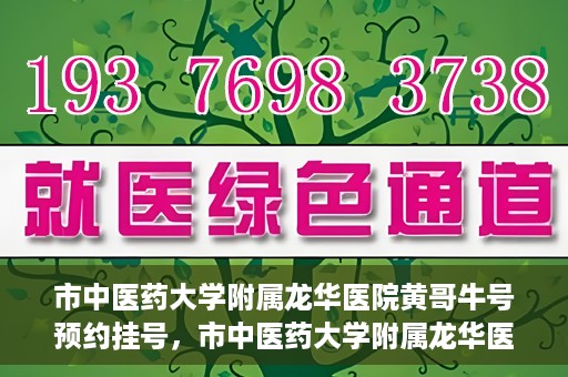 市中医药大学附属龙华医院黄哥牛号预约挂号，市中医药大学附属龙华医院黄哥牛号预约挂号攻略，一站式解决您的挂号需求
