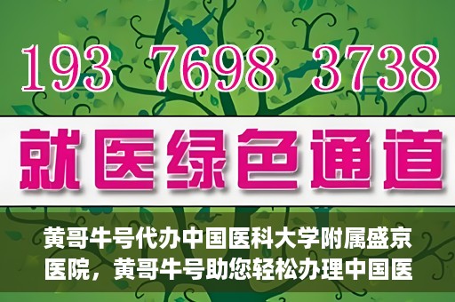 黄哥牛号代办中国医科大学附属盛京医院，黄哥牛号助您轻松办理中国医科大学附属盛京医院手续！
