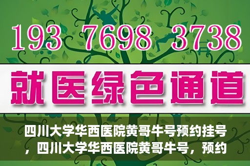 四川大学华西医院黄哥牛号预约挂号，四川大学华西医院黄哥牛号，预约挂号攻略与指南