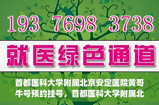 首都医科大学附属北京安定医院黄哥牛号预约挂号，首都医科大学附属北京安定医院黄哥牛号预约挂号指南