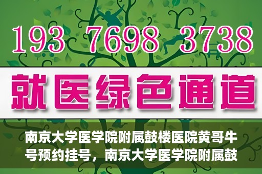 南京大学医学院附属鼓楼医院黄哥牛号预约挂号，南京大学医学院附属鼓楼医院黄哥牛号预约挂号攻略解析