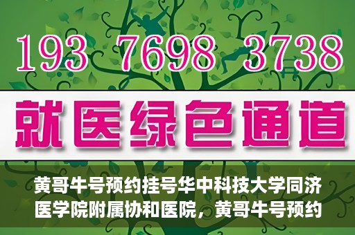 黄哥牛号预约挂号华中科技大学同济医学院附属协和医院，黄哥牛号预约挂号，华中科技大学同济医学院附属协和医院就医新体验