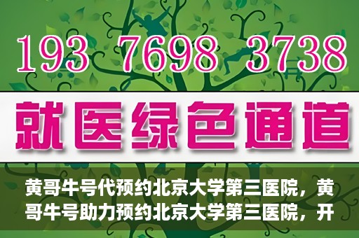 黄哥牛号代预约北京大学第三医院，黄哥牛号助力预约北京大学第三医院，开启健康新篇章