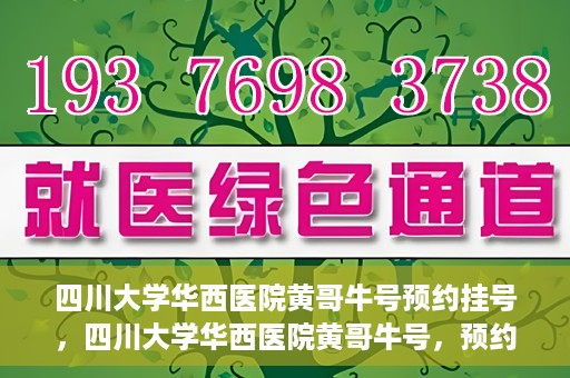 四川大学华西医院黄哥牛号预约挂号，四川大学华西医院黄哥牛号，预约挂号攻略与指南