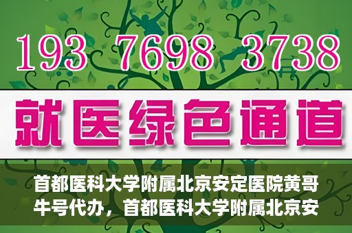 首都医科大学附属北京安定医院黄哥牛号代办，首都医科大学附属北京安定医院，黄哥牛号代办服务解析