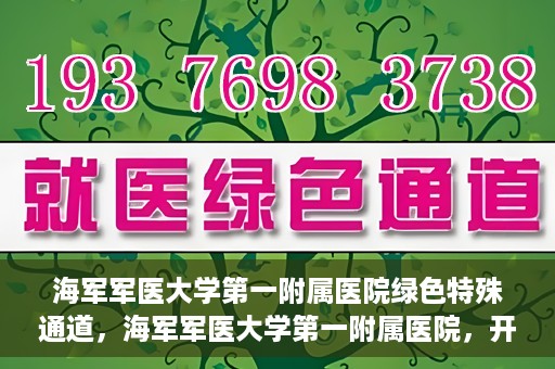 海军军医大学第一附属医院绿色特殊通道，海军军医大学第一附属医院，开启绿色特殊通道，守护生命健康之路