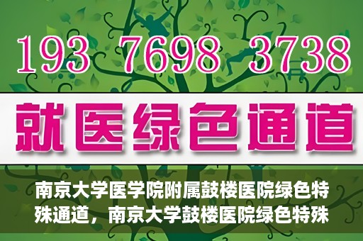 南京大学医学院附属鼓楼医院绿色特殊通道，南京大学鼓楼医院绿色特殊通道，健康守护的新路径
