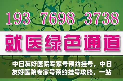 中日友好医院专家号预约挂号，中日友好医院专家号预约挂号攻略，一站式解决您的就医需求
