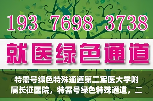 特需号绿色特殊通道第二军医大学附属长征医院，特需号绿色特殊通道，二军医附属长征医院的医疗速度与温度