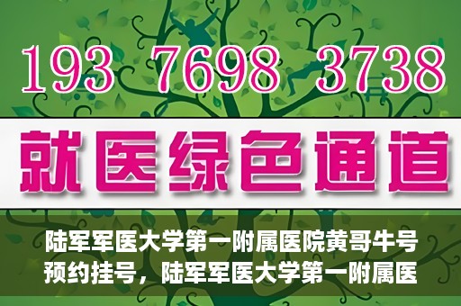 陆军军医大学第一附属医院黄哥牛号预约挂号，陆军军医大学第一附属医院黄哥牛号预约挂号指南，轻松挂号，健康无忧！