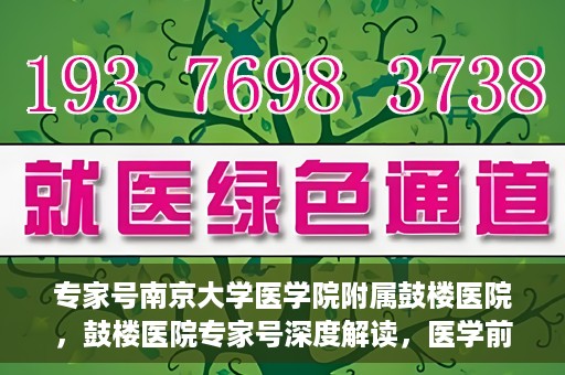 专家号南京大学医学院附属鼓楼医院，鼓楼医院专家号深度解读，医学前沿与诊疗之道