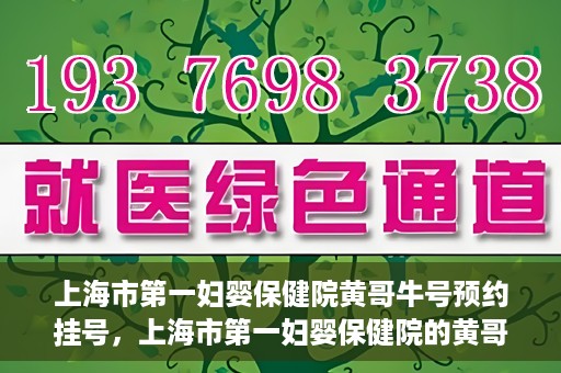 上海市第一妇婴保健院黄哥牛号预约挂号，上海市第一妇婴保健院的黄哥牛号预约挂号指南