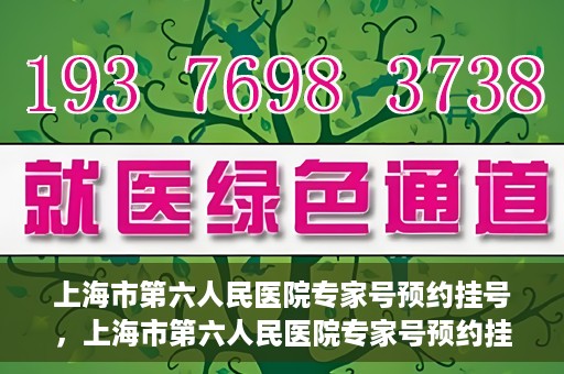 上海市第六人民医院专家号预约挂号，上海市第六人民医院专家号预约挂号攻略解析