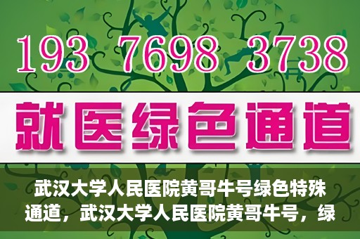 武汉大学人民医院黄哥牛号绿色特殊通道，武汉大学人民医院黄哥牛号，绿色特殊通道开启